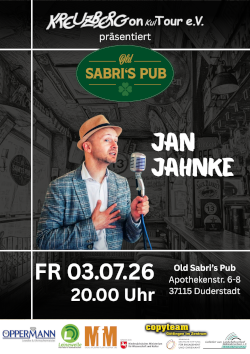Jan Jahnke *live* im Old Sabris Pub